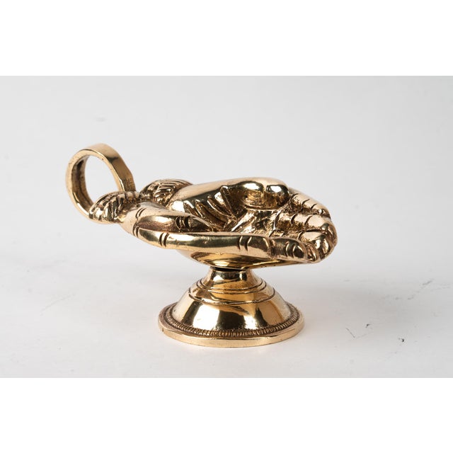 Mid-Century Modern Vintage Cast Bronze Ashtray, 1950s For Sale - Image 3 of 9