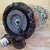 Vintage Chinese Famille Verte Style Porcelain Table Lamp With Hand Painted Birds & Peonies For Sale - Image 15 of 18
