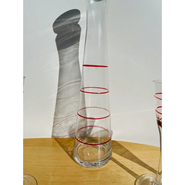 Mid Century Modern Glass Bar Set 5 Pieces Chairish