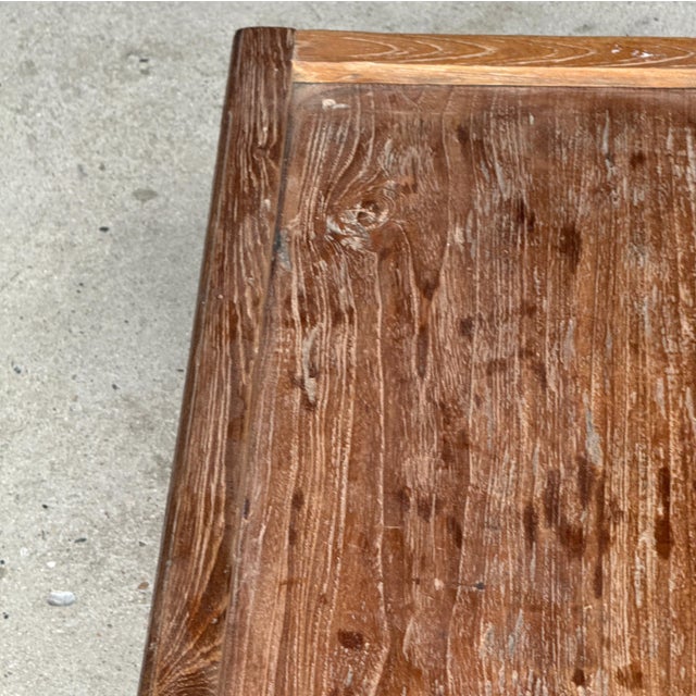Coffee Table in Indonesian Brown Teak, 1980s For Sale - Image 12 of 18