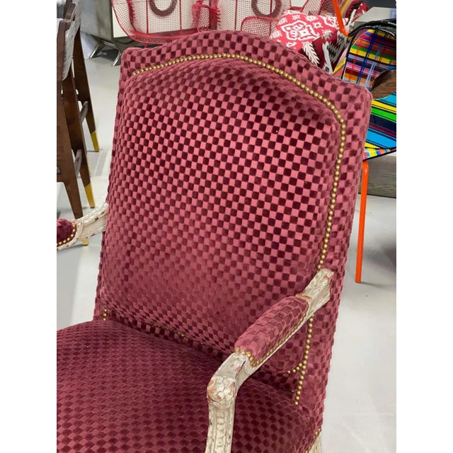 Late 19th Century Louis XV Style 19th Century Bergere For Sale - Image 5 of 14