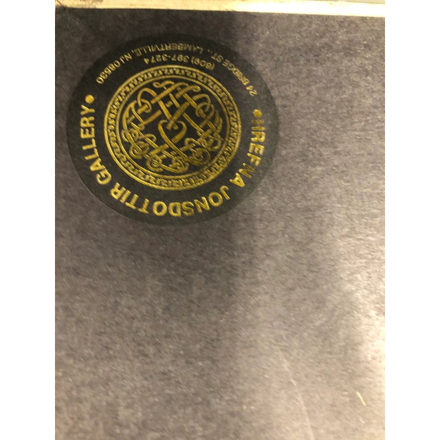 Vintage Original Lithograph Signed & Numbered Still Life W/Pie For Sale In Philadelphia - Image 6 of 7