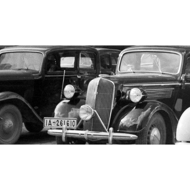 Traditional Cars Parking at Old Heidelberg City Hall, Germany 1936, Printed 2021 For Sale - Image 3 of 5
