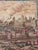 "Exquisite French tapestry from the mid-20th century, featuring a beautiful design of a port in Europe, in the 17th...