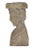 Pedestals Antique Cast Stone Figural Bust and Foliate Design - A Pair For Sale - Image 10 of 11