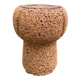 Image of Vintage Champagne Cork Stool or Side Table For Sale