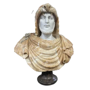 Alexander the Great Bust Sculpture, 20th Century, Marble