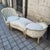 Chaise Lounge in Carved and Polychromed Wood, Set of 3 For Sale - Image 9 of 18