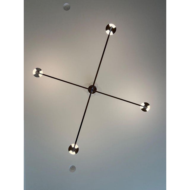 Visual Comfort Visual Comfort Kelly Wearstler Pedra Two Tier Shallow Chandelier For Sale - Image 4 of 5