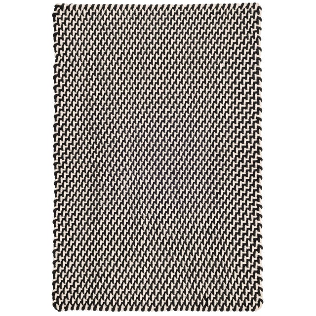 Dash & Albert by Annie Selke Two-Tone Rope Black/Ivory Indoor/Outdoor Rug, 2' x 3' For Sale In Boston - Image 6 of 6