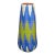 Tall Modern Geometric Patterned Clay Vase For Sale