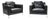 Harry Chairs in Black Leather by Antonio Citterio for B&B Italia, 1990s, Set of 2 For Sale