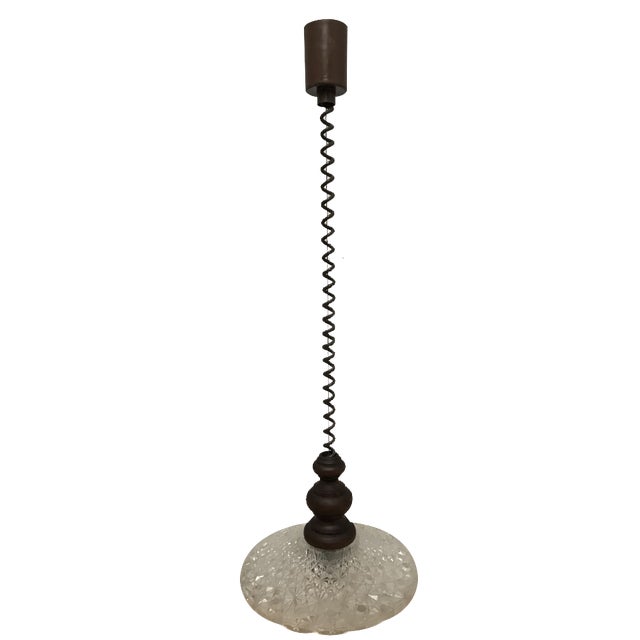 Ceiling Lamp with Adjustable Height from Ard Leuchte, 1970s For Sale