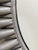 Contemporary Mid 20th Century Sunburst Silver Metal Oval Mirror For Sale - Image 3 of 7