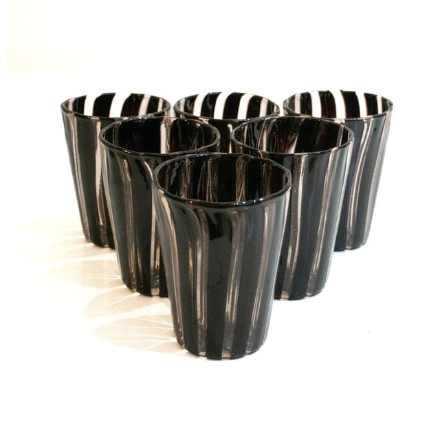 Early 21st Century Tequila Tumblers by Mariana Iskra for Ribes the Art of Glass, Set of 6 For Sale - Image 5 of 13
