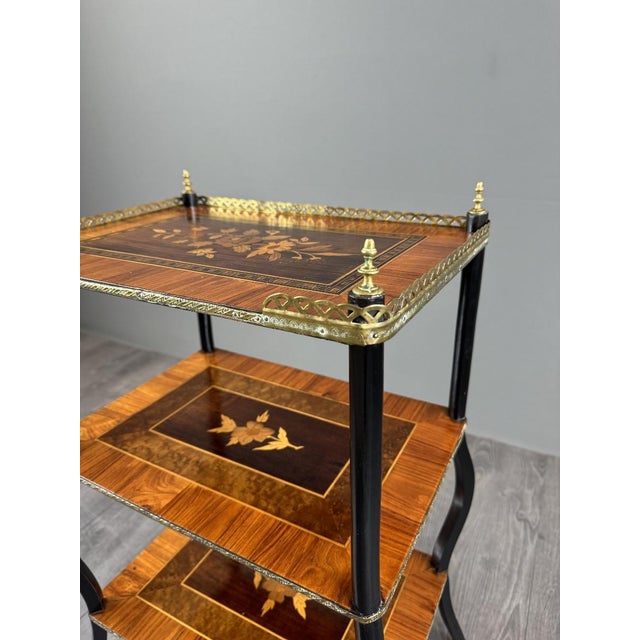 19th Century Napoleon III Marquetry Shelf For Sale - Image 11 of 12