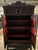 French 1800's Antique Carved, Shelves, Red Interior., French Breton Bookcase! For Sale - Image 3 of 11
