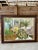 Vintage Coastal Boho Veranda Still Life Wood Framed Oil Painting on Canvas Signed For Sale - Image 12 of 12