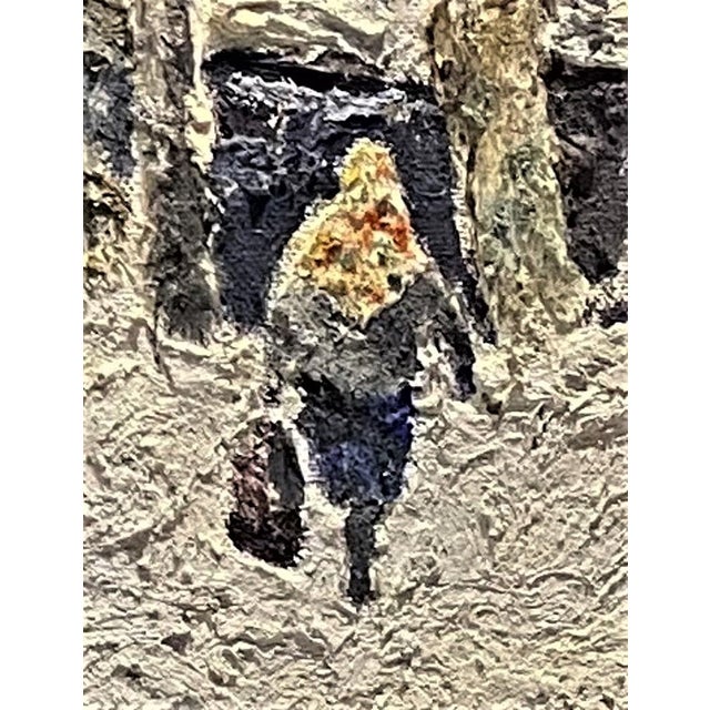 Lev Mezhberg, Urban Winter Landscape, Oil on Canvas Painting, 2003 For Sale - Image 4 of 8