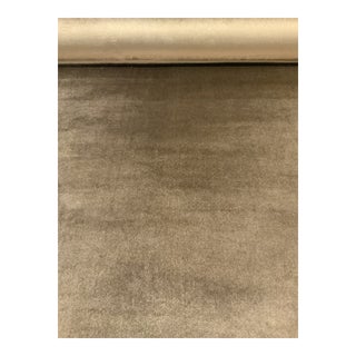 Caracole Blush Bronze Velvet Designer Fabric - 4 Yards For Sale