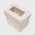 Hand-carved from a solid block of limestone, this small stone vessel is an antique Chinese incense burner from the 19th...