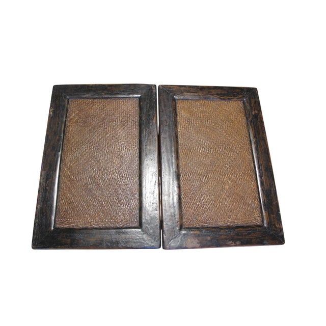 Pair of Rattan Top Side Tables For Sale In Greensboro - Image 6 of 9