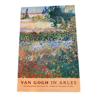 1980s Van Gogh in Arles Metropolitan Museum of Art Poster For Sale
