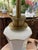 Mid 20th Century Vintage Stiffel Creamy White Ceramic and Brass Plume Buffet or Table Lamps, a Pair For Sale - Image 5 of 12