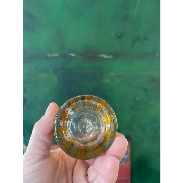 Mid 19th Century Mid 20th Century Set of Four (4) Antiqua Highball Barware For Sale - Image 5 of 7