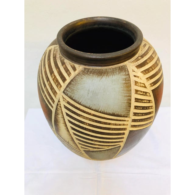 1960s Sgraffito Sawa Vase from Ritz Keramik, 1960s For Sale - Image 5 of 9
