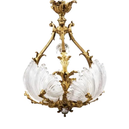 Napoleon III French Candlestick in Gilded Bronze by Lerolle Frères For Sale