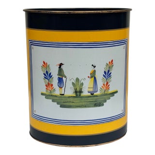 Vintage Lady Clare English Waste Bin For Sale