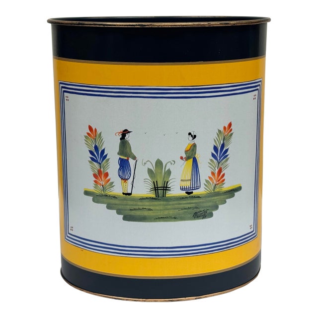 Vintage Lady Clare English Waste Bin For Sale