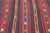 Textile 1960s Southwestern Style Stripe Design Hand Knotted Oushak Kilim Area Rug For Sale - Image 7 of 10