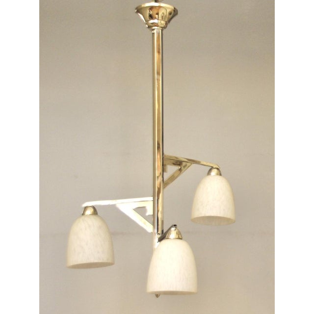 Art Deco French Pendant Lamp, 1930s For Sale - Image 4 of 10
