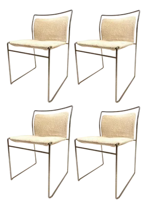Tulu Chairs attributed to Kazhuide Takahama for Simon Gavina, Italy, 1970s, Set of 4
