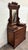 This is an exceptional antique Victorian Eastlake walnut dresser with towering architectural mirror, dating to...