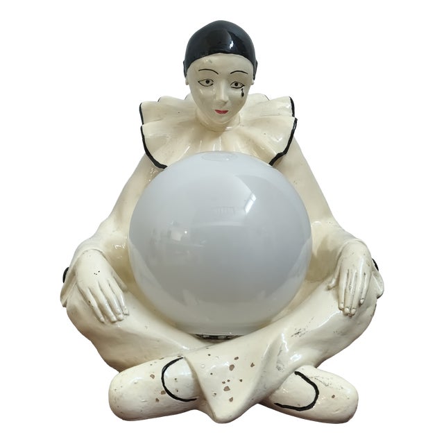 Vintage Pierrot Table Lamp, 1970s For Sale