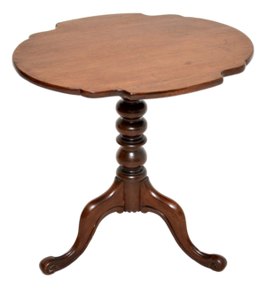 Antique Victorian Tilt Top Occasional Side Table, 1860s