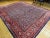 Red Vintage Persian Mahal Sultanabad Rug, Wool Pile, Allover Geometric Design For Sale - Image 8 of 12