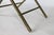 Vintage Brass Folding Luggage Rack For Sale - Image 9 of 9
