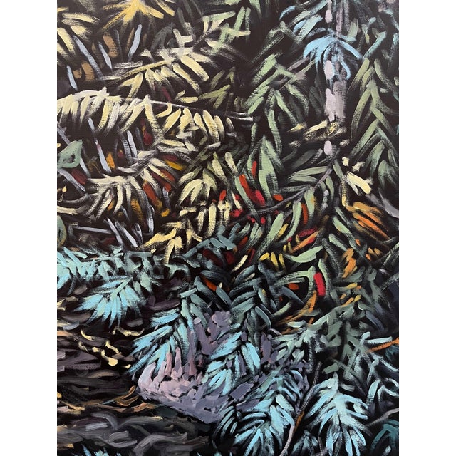 Early 21st Century The Exuberance of Nature Revealed by Deb Komitor | Oil on cradle board Stream and foliage scene. For Sale - Image 5 of 5