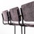Metal Cantilever Peninsular Blue Frame Dining Chairs, 1970s, Set of 6 For Sale - Image 7 of 11