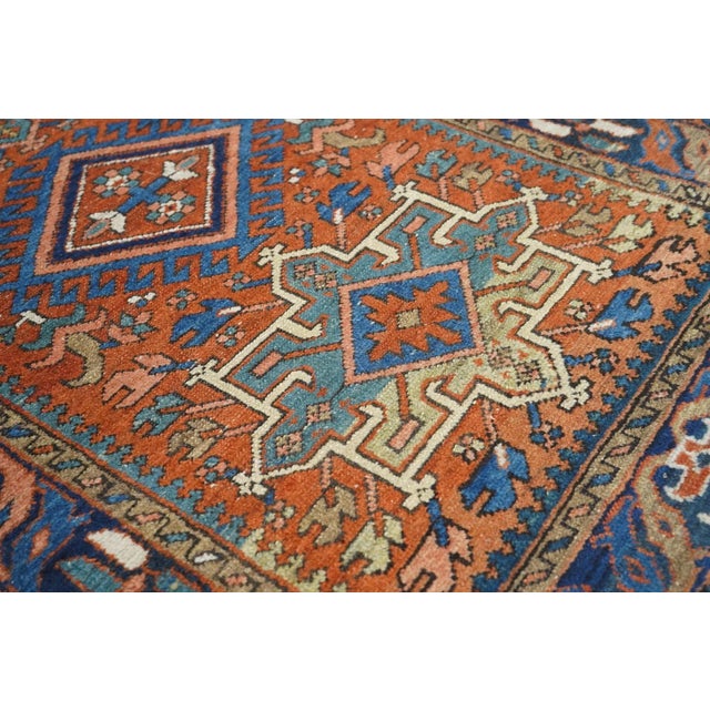 Orange Antique Karajeh Rug 3'1'' x 8'11'' For Sale - Image 8 of 11