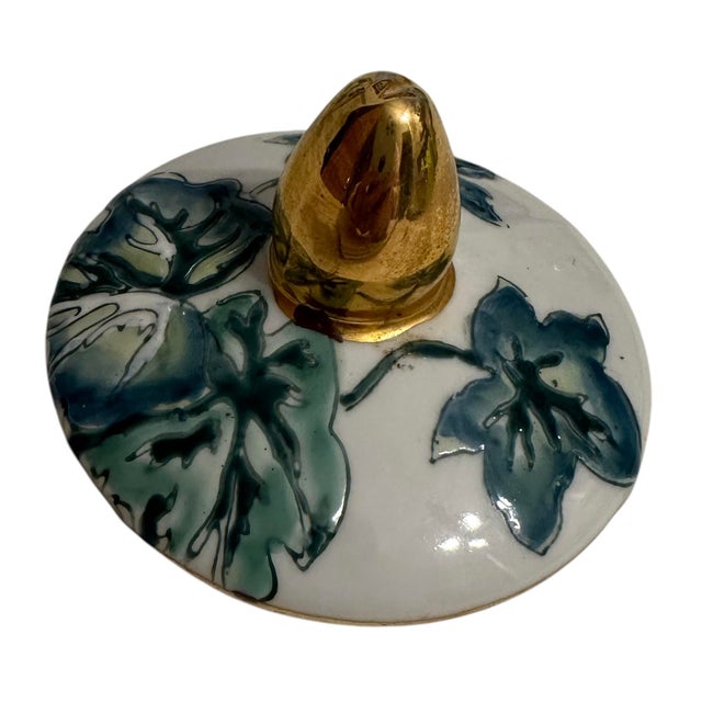 Vintage Ivy and Vine Lidded Ginger Jar For Sale In Birmingham - Image 6 of 11