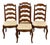 Late 20th Century French Farmhouse Ladderback Chairs - Set of 4 For Sale