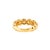 Ladies 18k Yellow Gold 3.05ctw Bezel Set Half Eternity Diamond Band Ring, Size 6.5 For Sale In Houston - Image 6 of 9