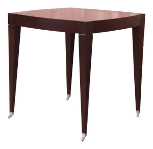 Baker Furniture Hollywood Regency Mahogany Tea Table, Newly Refinished