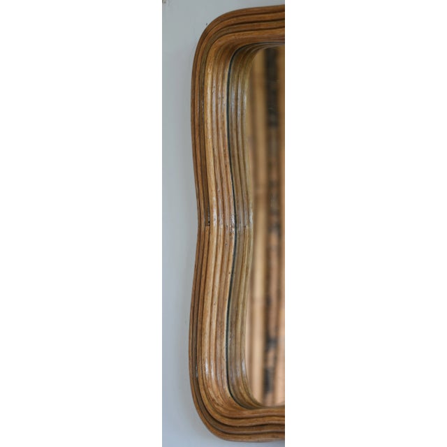 Pencil Reed 'Reka' Wall Mounted Mirror For Sale - Image 6 of 8