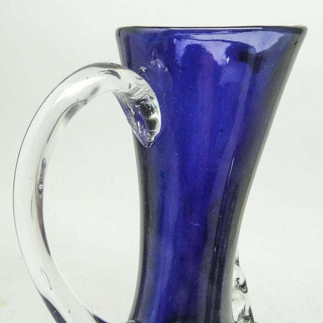 Postmodern Jug by J. Górski for Tarnów Glassworks, Poland, 1970s For Sale - Image 15 of 18